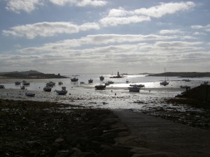 Contre-jour sur le port Saint-Sauveur