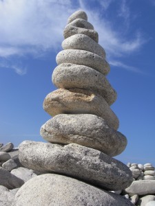 Cairn éphémère