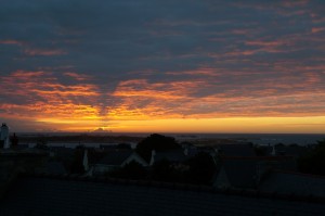 Vue sur mer - Coucher de soleil