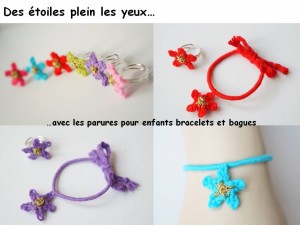 Bijoux parures enfants dorées