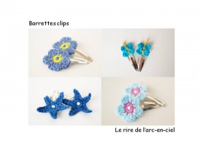 Lookbook barrettes bleues