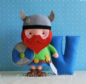 Plaque de porte viking - Myfelt Carla