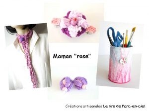 Fête des mères maman rose