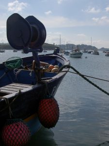 Bateau de pêcheur au Port Saint-Sauveur