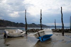 Bateaux amarrés à Gwin Zegal