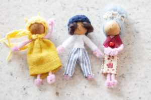 3 poupées pour création