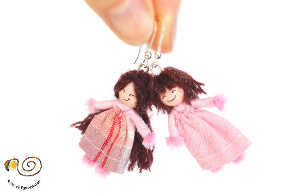 Boucles d'oreilles figurines